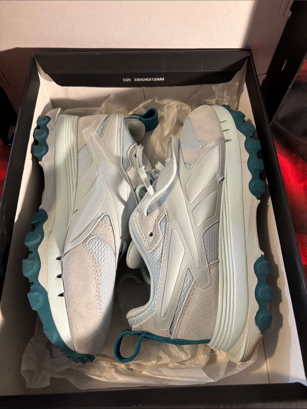 Reebok woman Cardi B teal Sneakers with Teal Outsole